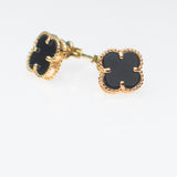 Cleef Style Earrings 14k Gold