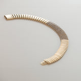 Flex CZ and Gold Bracelet 14 k gold size 8"