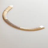 Flex CZ and Gold Bracelet 14 k gold size 8"