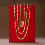 Monaco link 14k gold 7mm