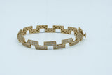 Geometric Diva Bangle 14K YG CZ Size 5.8mm