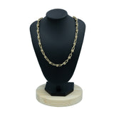 Hardware Link Necklace 14k YG 18”