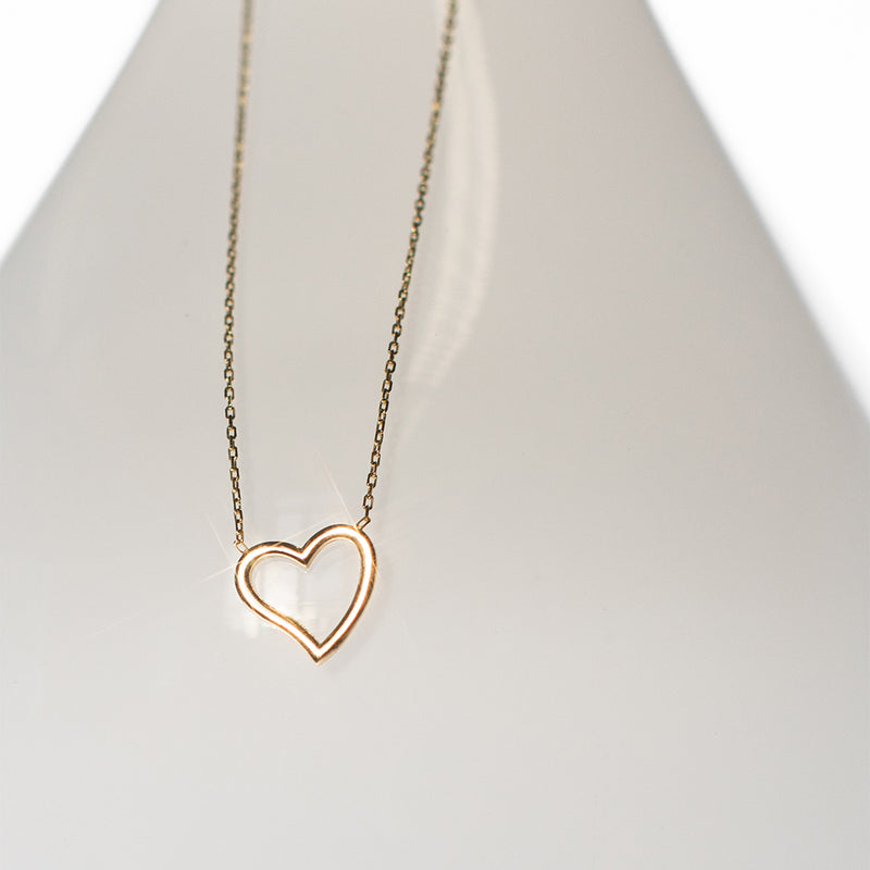 The perfect Heart Necklace 14k gold