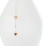 Double Fun Color Necklace 14k Gold