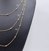 Gold "It's a Must" Necklace - Sizes: 16", 18", 20"