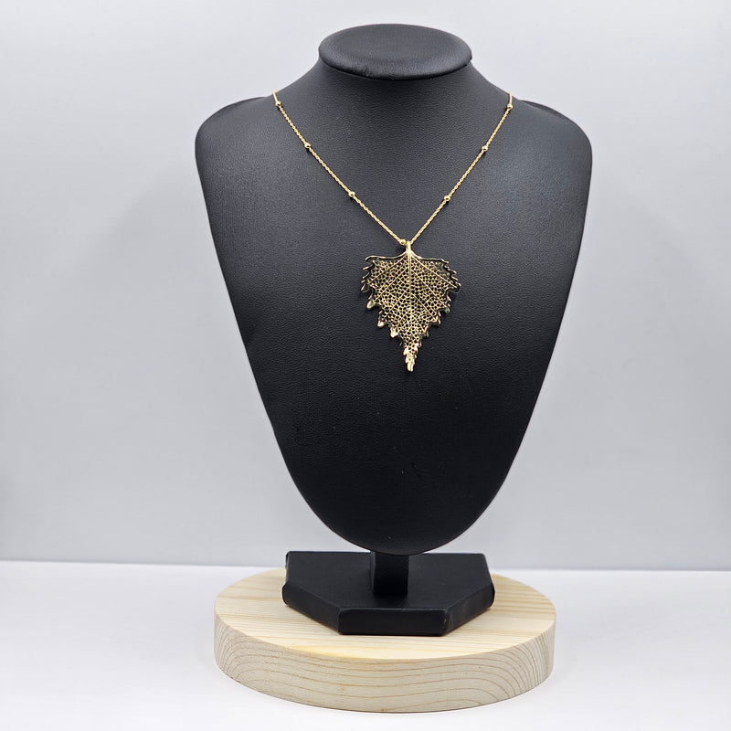 14k Yellow Gold Fall Necklace - Size 20"