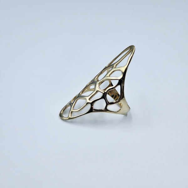 Monica Robles Ring in 14k Solid Yellow Gold - Sizes 6 to 9
