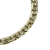 Flat Hollow Cuban Link 14K YG size 8”