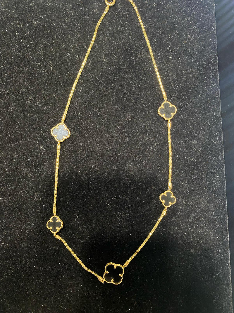 Flower Necklace 14K Gold