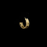 Hoop earrings 14K Gold / CZ