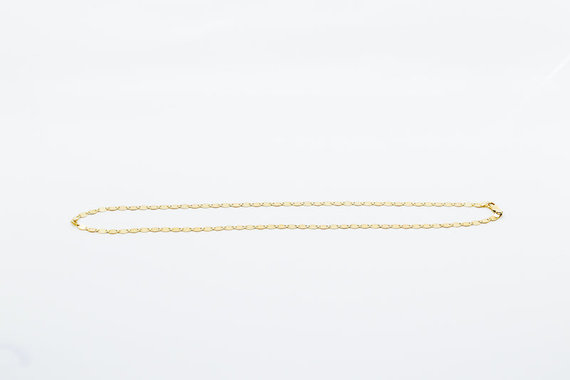 GOLD CHOKER NECKLACE 17¨ L 3MM W - $390