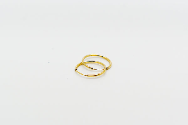 HOOP EARRING  14K GOLD ½¨ - $80