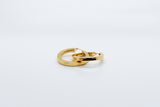 HOOP EARRING 14K GOLD 1” - $462