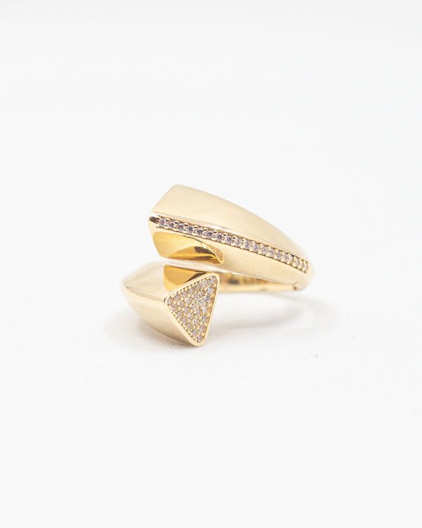 The One Ring 14K Gold/ CZ