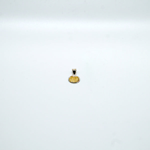 Babtism Medallion 14K Gold 10mm - $60